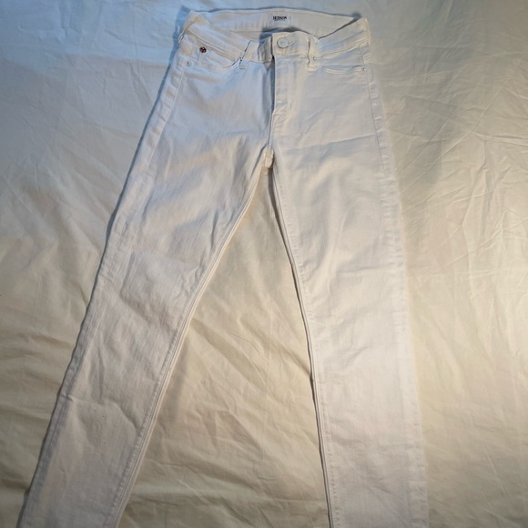 Hudson Mid-rise Nico Super Skinny White Jeans - Picture 5 of 10